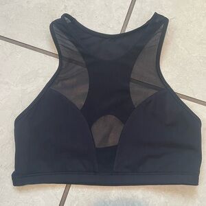 Varley Mesh Black Yoga Bralette